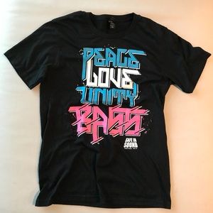 Safe In Sound “Peace, Love, Unity, Bass” Tee